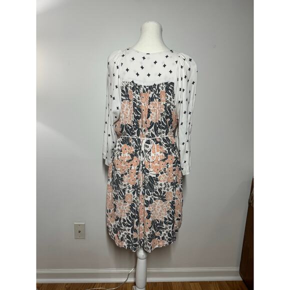 Free People White and Black Mini Dress - Picture 5 of 7